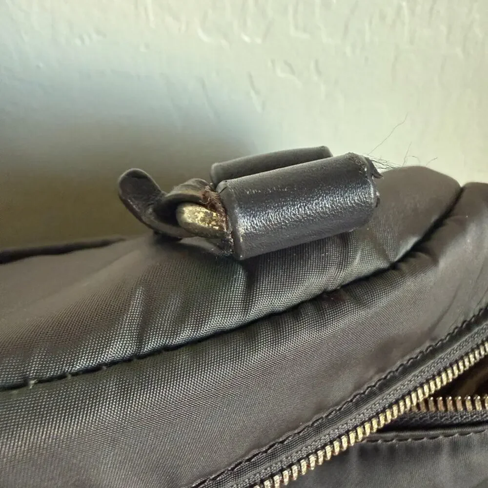 Lo & Sons OG Large Dark Brown Nylon Laptop Bag